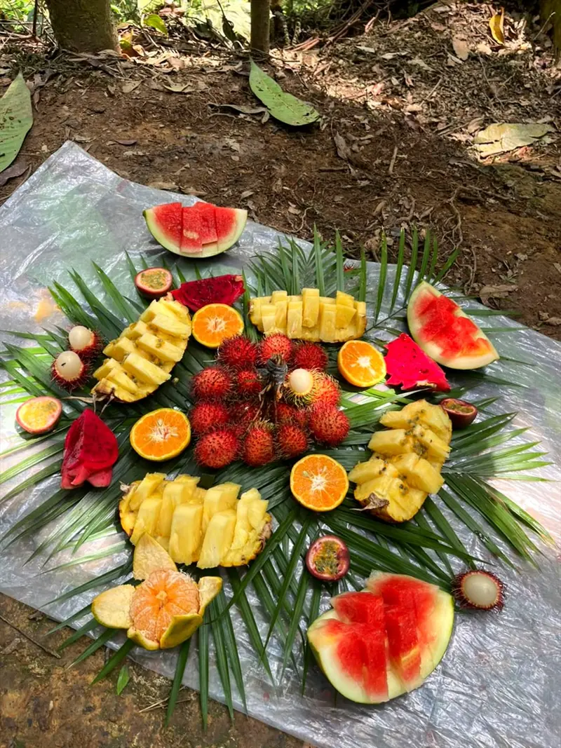 Buah segar untuk peserta